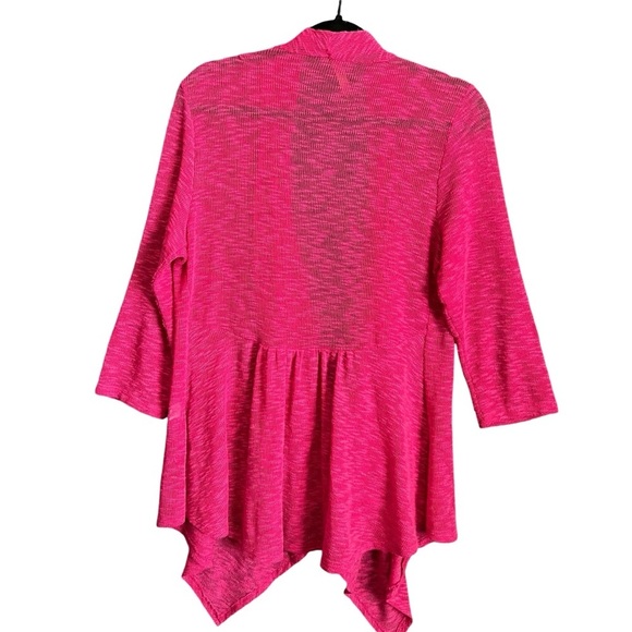 Chenault Open Front Shawl Collar Cardigan Women's Size Large - Picture 2 of 8